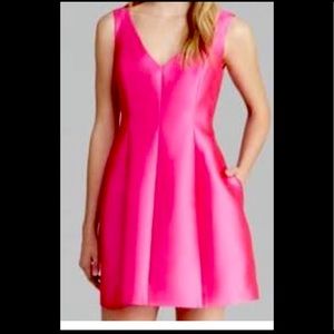 kate spade structured silk mini dress